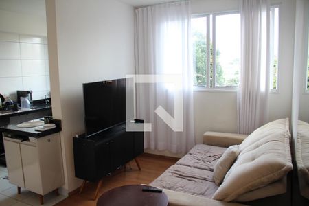 Sala de apartamento à venda com 2 quartos, 48m² em Flávio Marques Lisboa, Belo Horizonte