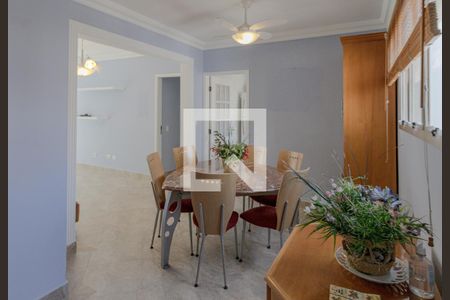 Sala de Jantar de apartamento para alugar com 4 quartos, 140m² em Barra Funda, Guarujá