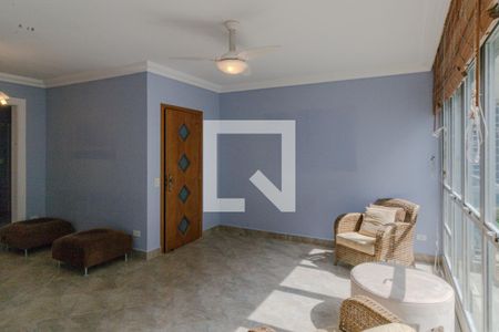 Sala de apartamento para alugar com 4 quartos, 140m² em Barra Funda, Guarujá