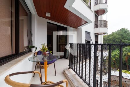 Varanda da Sala de apartamento para alugar com 3 quartos, 140m² em Jardim Colombo, São Paulo