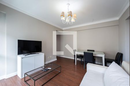 Sala de apartamento para alugar com 2 quartos, 75m² em Ponta da Praia, Santos
