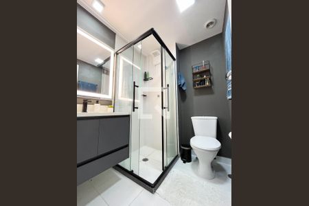 Banheiro  de apartamento à venda com 1 quarto, 29m² em Mirandópolis, São Paulo