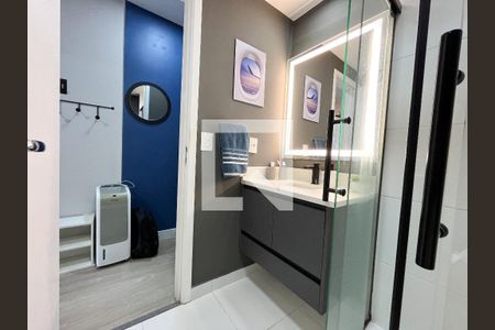 Banheiro  de apartamento para alugar com 1 quarto, 29m² em Mirandópolis, São Paulo