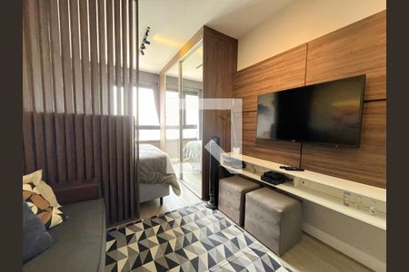 Sala de apartamento para alugar com 1 quarto, 29m² em Mirandópolis, São Paulo