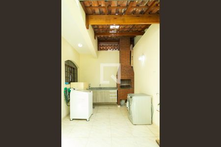 Área - Churrasqueira de casa para alugar com 3 quartos, 220m² em Nova Petrópolis, São Bernardo do Campo