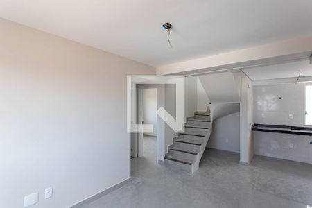 Sala de apartamento à venda com 3 quartos, 100m² em Letícia, Belo Horizonte