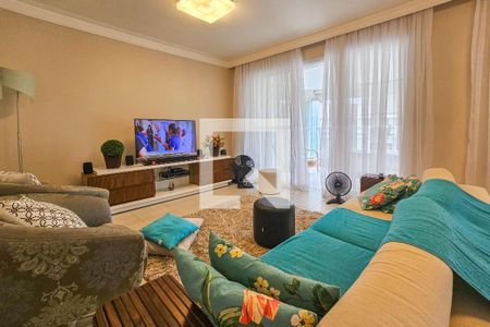 Sala de apartamento para alugar com 3 quartos, 160m² em Parque Enseada, Guarujá