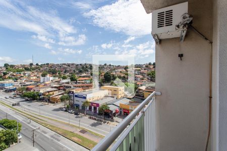 Varanda da Sala de apartamento à venda com 3 quartos, 80m² em Venda Nova, Belo Horizonte