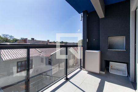 Varanda da Sala de apartamento para alugar com 3 quartos, 51m² em Campo Comprido, Curitiba