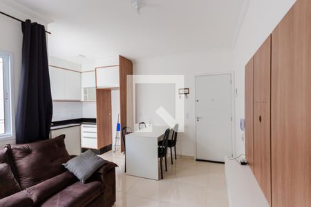 Sala de apartamento para alugar com 2 quartos, 55m² em Parque Oratório, Santo André