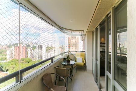 Varanda da Sala de apartamento à venda com 4 quartos, 190m² em Vila Morse, São Paulo