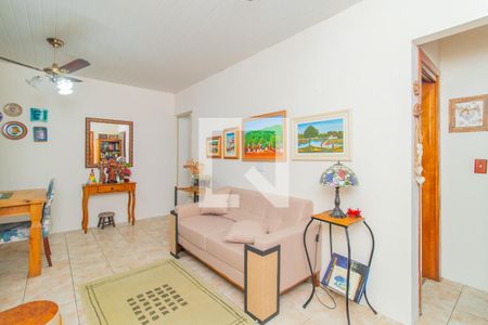 Sala de casa de condomínio à venda com 3 quartos, 120m² em Vila Nova, Porto Alegre