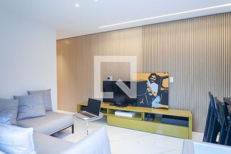 sala de apartamento para alugar com 3 quartos, 105m² em Vila das Flores, Nova Lima