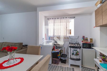 Cozinha e área de serviço de apartamento para alugar com 2 quartos, 38m² em Santa Maria, Osasco
