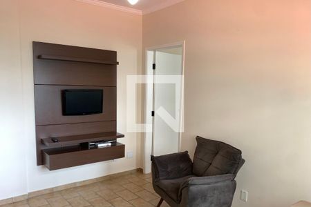 Sala de apartamento para alugar com 1 quarto, 54m² em Caiçara, Praia Grande