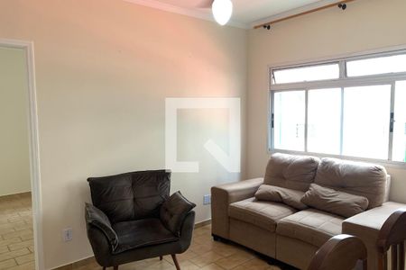 Sala de apartamento para alugar com 1 quarto, 54m² em Caiçara, Praia Grande