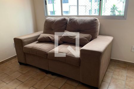 Sala de apartamento para alugar com 1 quarto, 54m² em Caiçara, Praia Grande