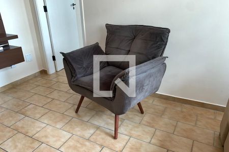 Sala de apartamento para alugar com 1 quarto, 54m² em Caiçara, Praia Grande