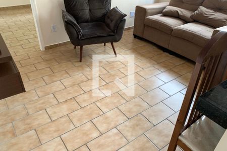 Sala de apartamento para alugar com 1 quarto, 54m² em Caiçara, Praia Grande
