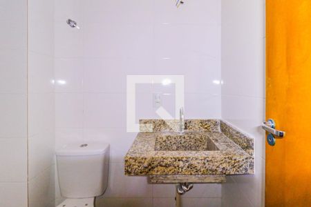 Banheiro de kitnet/studio à venda com 1 quarto, 31m² em Jardim Caravelas, São Paulo