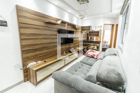 Sala de apartamento para alugar com 2 quartos, 46m² em Vila Junqueira, Santo André