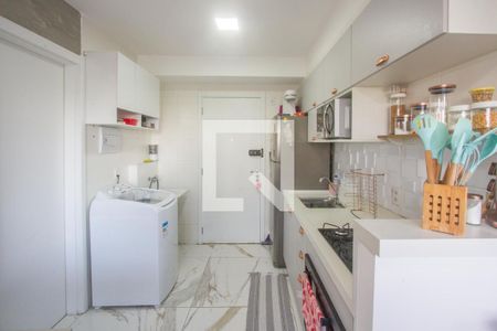 Cozinha de apartamento para alugar com 1 quarto, 27m² em Jardim Mirante, São Paulo