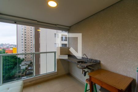 Varanda gourmet de apartamento à venda com 2 quartos, 59m² em Vila Ema, São Paulo