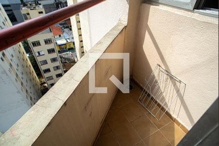 Varanda da Sala de apartamento à venda com 1 quarto, 34m² em Bela Vista, São Paulo