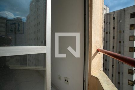 Varanda da Sala de apartamento à venda com 1 quarto, 34m² em Bela Vista, São Paulo