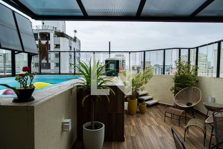 Apartamento à venda com 186m², 3 quartos e 2 vagasVista da Sala da Cobertura
