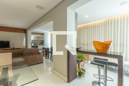 Varanda de apartamento à venda com 3 quartos, 155m² em Vila da Serra, Nova Lima