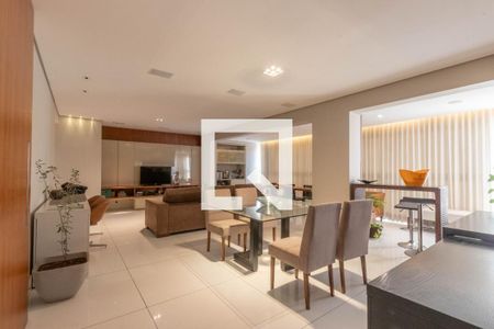 Sala de Jantar de apartamento à venda com 3 quartos, 155m² em Vila da Serra, Nova Lima