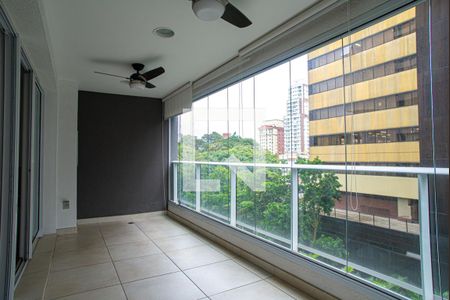 Varanda da Sala e do Quarto de apartamento para alugar com 1 quarto, 49m² em Consolação, São Paulo