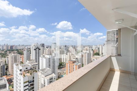 Varanda da Sala de apartamento à venda com 4 quartos, 380m² em Brooklin Paulista, São Paulo