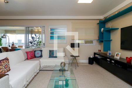 Sala de apartamento à venda com 3 quartos, 130m² em Santo Amaro, São Paulo