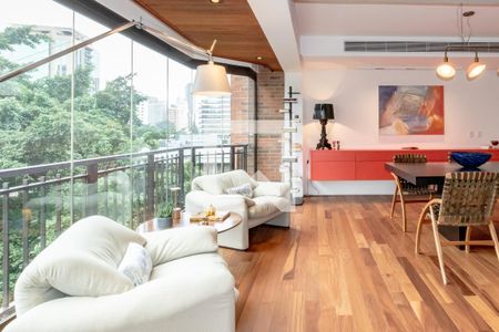 Sala de Jantar de apartamento à venda com 2 quartos, 195m² em Chácara Itaim, São Paulo