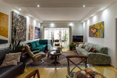 Sala de apartamento à venda com 3 quartos, 140m² em Santa Cecília, São Paulo