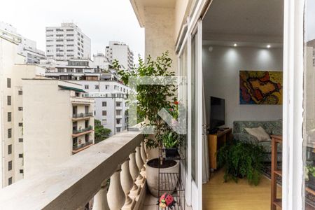 Varanda de apartamento à venda com 3 quartos, 140m² em Santa Cecília, São Paulo