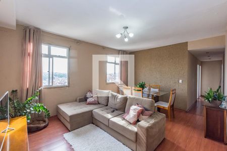 Sala de apartamento para alugar com 3 quartos, 95m² em Madre Gertrudes, Belo Horizonte