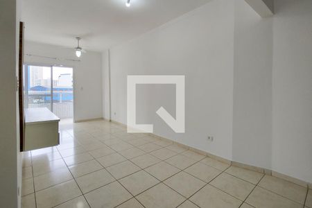 Sala de apartamento para alugar com 1 quarto, 48m² em Mirim, Praia Grande