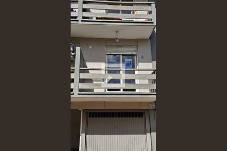 Apartamento à venda com 38m², 1 quarto e sem vagaPlaquinha instalada na sacada do imóvel