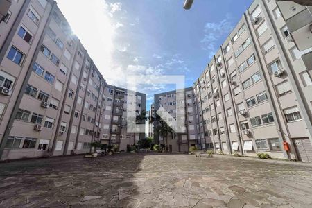 Apartamento à venda com 38m², 1 quarto e sem vagaFachada interna