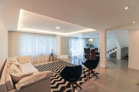 Sala - Estar e Jantar de casa de condomínio para alugar com 4 quartos, 600m² em Recreio dos Bandeirantes, Rio de Janeiro