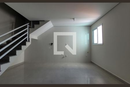 Sala de apartamento para alugar com 3 quartos, 120m² em Vila Humaitá, Santo André