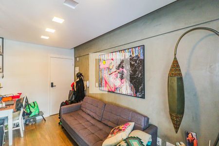 Sala de apartamento para alugar com 1 quarto, 36m² em Jardim das Acacias, São Paulo