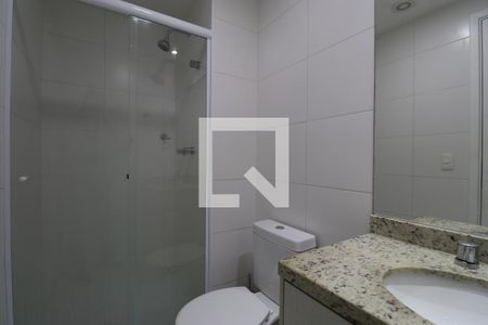 Banheiro de apartamento à venda com 1 quarto, 45m² em Várzea da Barra Funda, São Paulo