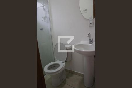 Banheiro de kitnet/studio para alugar com 1 quarto, 20m² em Belenzinho, São Paulo