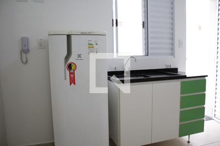 Cozinha de kitnet/studio para alugar com 1 quarto, 20m² em Belenzinho, São Paulo