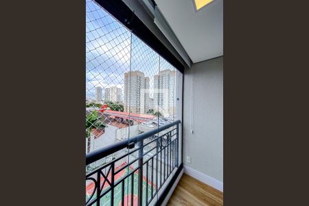 Varanda da Sala de apartamento à venda com 2 quartos, 54m² em Quarta Parada, São Paulo