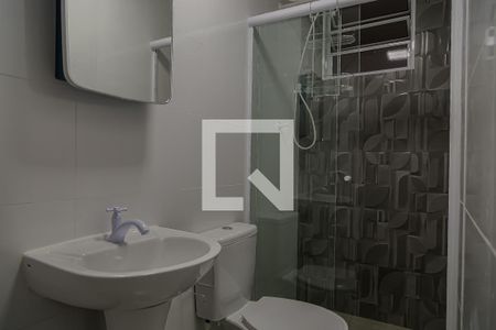 Banheiro de kitnet/studio para alugar com 1 quarto, 15m² em Jabaquara, São Paulo